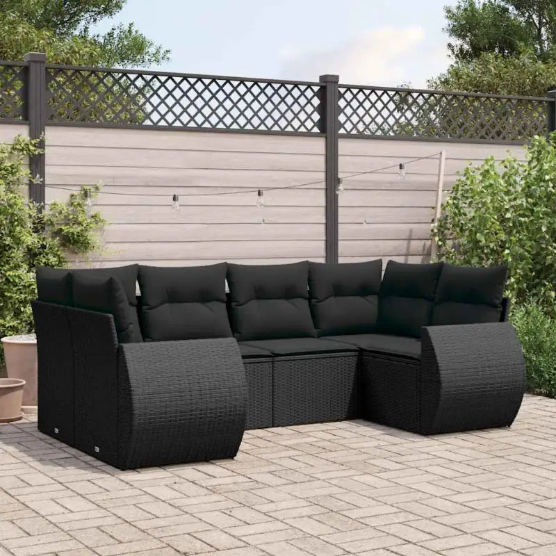 Zwarte tuinset met waterdichte tas en gepoedercoat staal afmetingen - Zwart - Tuinsets