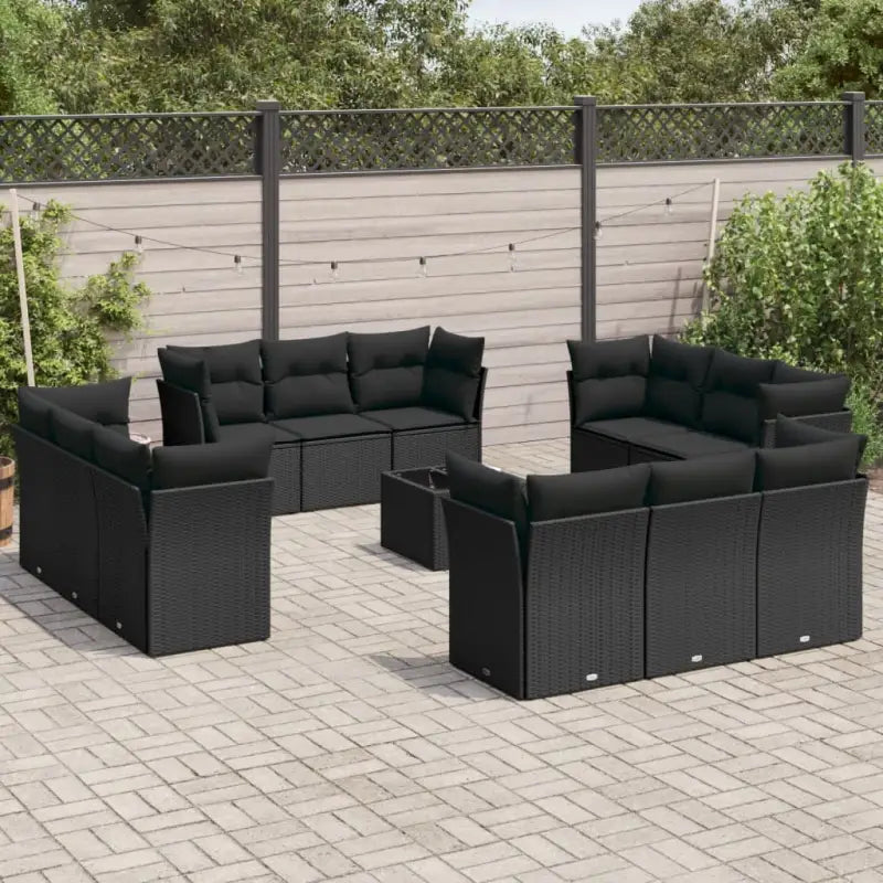 Zwarte tuinset met waterdichte tas en gepoedercoat staal comfortabel buiten - Tuinsets