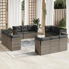 Zwarte tuinset met waterdichte tas en gepoedercoat staal comfortabel buiten - Grijs / Zonder tafel - Tuinsets