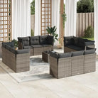 Zwarte tuinset met waterdichte tas en gepoedercoat staal comfortabel buiten - Grijs / Met tafel - Tuinsets