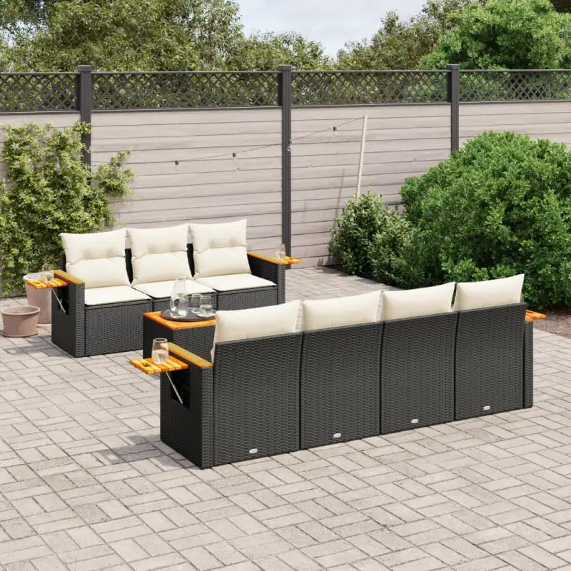 Zwarte tuinset met waterdichte tas en gepoedercoat staal for buitenplezier - Tuinsets