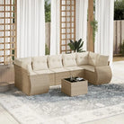 Zwarte tuinset met waterdichte tas en gepoedercoat staal voor buiten - beige en crèmekleurig - Tuinsets