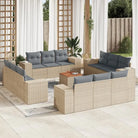 Zwarte tuinset met waterdichte tas en gepoedercoat staalâ perfect voor buiten - Beige en grijs - Tuinsets