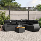 Zwarte tuinset van gepoedercoat staal met comfortabele afmetingen - Tuinsets