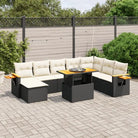 Zwarte tuinset van gepoedercoat staal met comfortabele afmetingen - Tuinsets