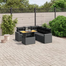 Zwarte tuinset van gepoedercoat staal met comfortabele afmetingen - Tuinsets