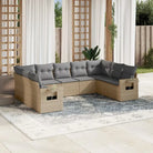 Zwarte tuinset van gepoedercoat staal met waterdichte tas en afmetingen - beige en lichtgrijs / Zonder tafel - Tuinsets