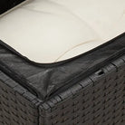 Zwarte tuinset van gepoedercoat staal met waterdichte tas voor buiten - Tuinsets