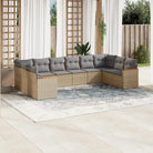 Zwarte tuinset van gepoedercoat staal met waterdichte tas voor buiten - Beige en grijs / Zonder tafel - Tuinsets