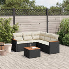 Zwarte tuinset van gepoedercoat staal met waterdichte tas - Zwart en crème / Met tafel - Tuinsets