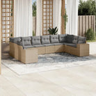 Zwarte tuinset van gepoedercoat staal voor buitenplezier - beige en lichtgrijs / Zonder tafel - Tuinsets