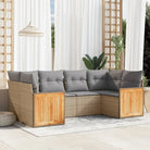 Zwarte tuinset van gepoedercoat staal voor comfortabele buitenruimte - Beige en grijs - Tuinsets