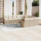 Zwarte tuinset van gepoedercoat staal voor terras en tuin ontspanning - Beige / Zonder tafel - Tuinsets