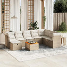 Zwarte tuinset van gepoedercoated staal voor terras en tuinruimte - beige en crèmekleurig / zonder opbergruimte