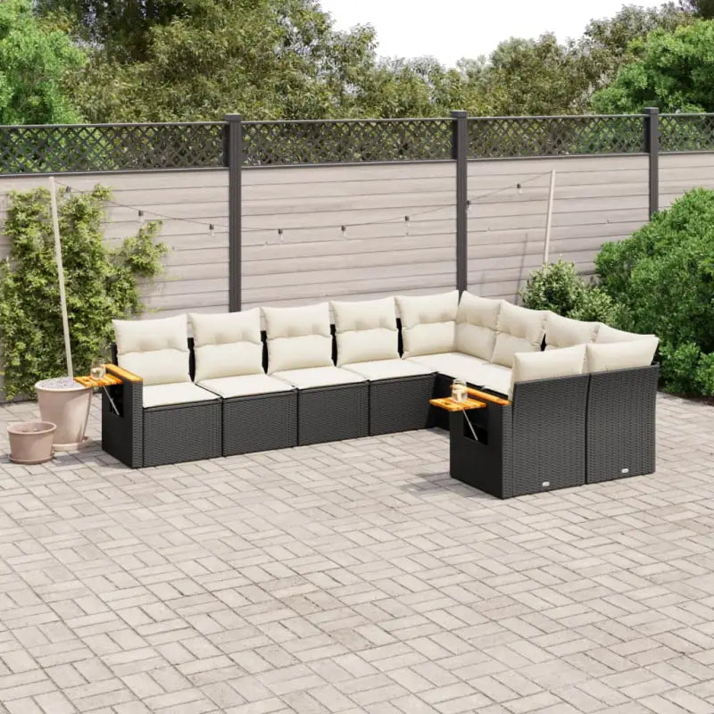 Zwarte tuinsets met waterdichte tas en gepoedercoat staal - Tuinsets