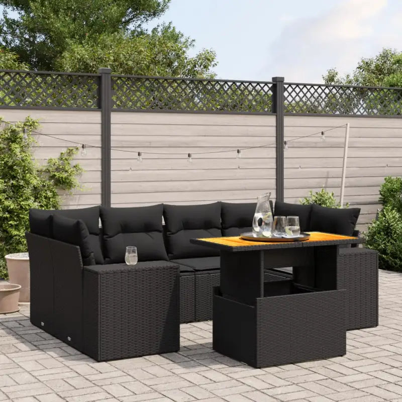 Zwarte tuinsets van gepoedercoat staal voor comfort en stijl - Tuinsets