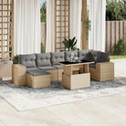 Zwarte tuinsets van gepoedercoat staal voor comfortabel buiten genieten - Beige en grijs / zonder opbergruimte