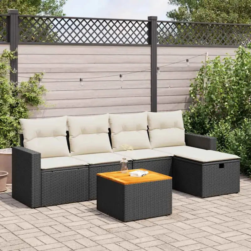 Zwarte tuinspullen met gepoedercoat staal voor comfortabel tuinplezier - Zwart en crème / met opbergruimte - Tuinsets