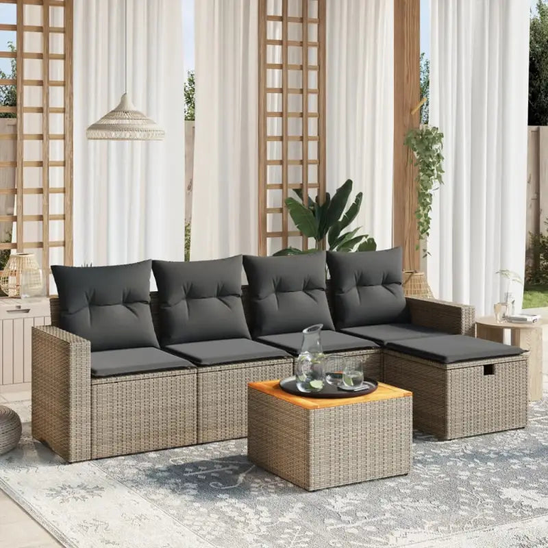 Zwarte tuinspullen met gepoedercoat staal voor comfortabel tuinplezier - Grijs / zonder opbergruimte - Tuinsets