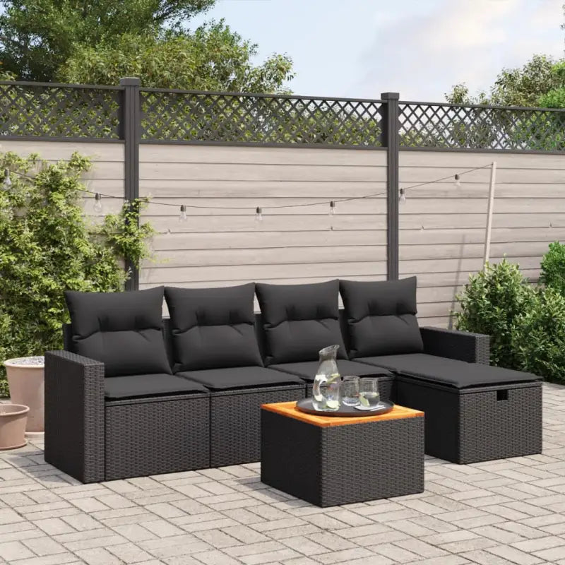 Zwarte tuinspullen met gepoedercoat staal voor comfortabel tuinplezier - Zwart / zonder opbergruimte - Tuinsets