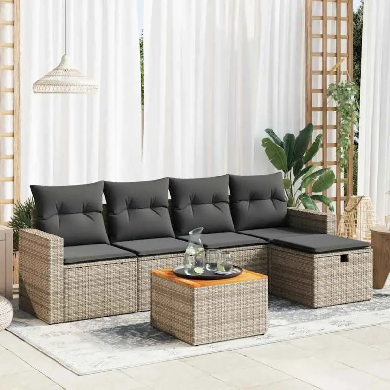Zwarte tuinspullen met gepoedercoat staal voor comfortabel tuinplezier - Grijs / met opbergruimte - Tuinsets