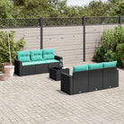 Zwarte tuinstoelset van gepoedercoat staal met comfortabele afmetingen - Tuinsets