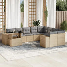 Zwarte tuinstoelset van gepoedercoat staal met comfortabele afmetingen - Beige en grijs - Tuinsets