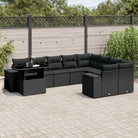 Zwarte tuinstoelset van gepoedercoat staal met comfortabele afmetingen - Zwart - Tuinsets