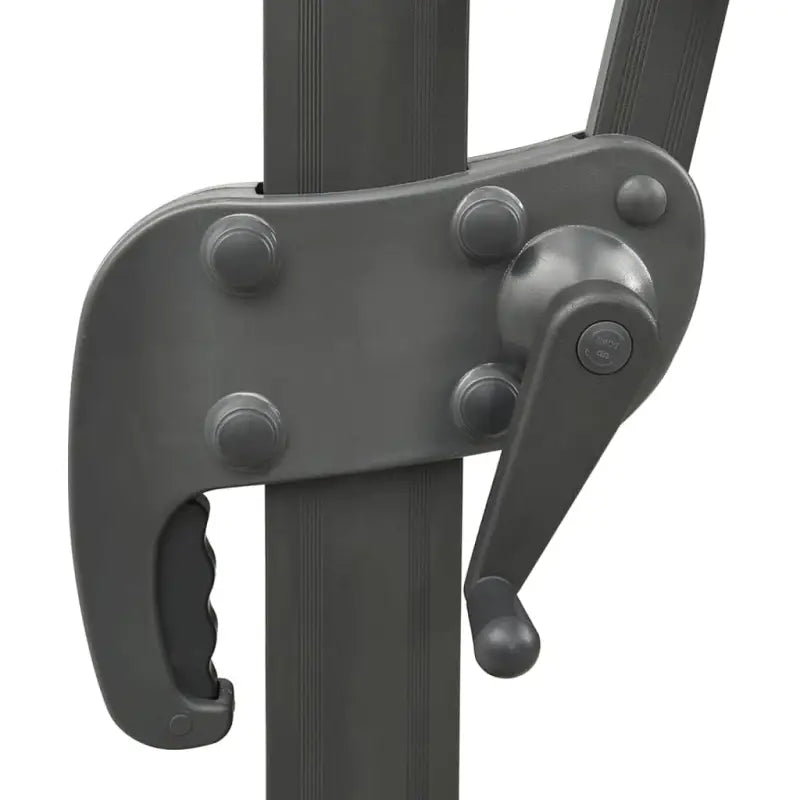 Zweefparasol met dubbel dak voor schaduw en bescherming bij zware regenval - Parasols en zonneschermen