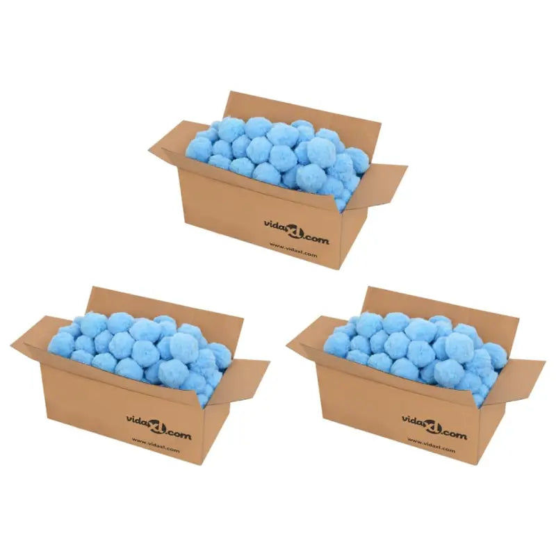 Zwembad filterballen met zilveren nanodeeltjes voor helderder water - Blauw / 1 / 2100 g - Zwembad- & spafilters