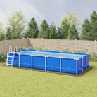 Zwembadgrondzeil van polyester geotextiel voor bescherming en duurzaamheid - 999 x 500 cm / 1 - Zwembadhoezen &