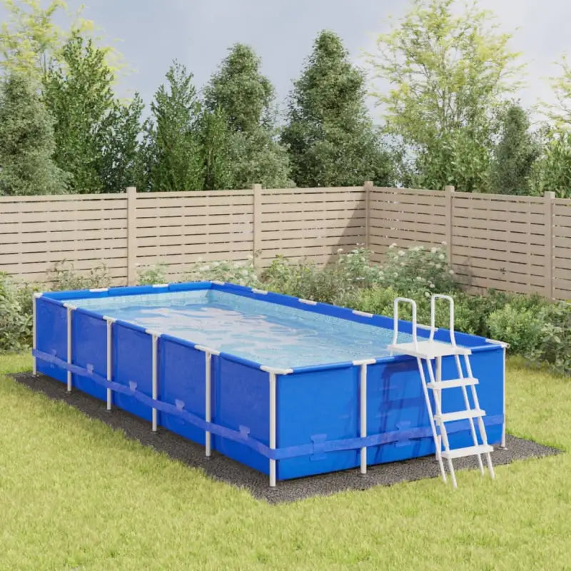 Zwembadgrondzeil van polyester geotextiel voor bescherming en duurzaamheid - 820 x 420 cm / 1 - Zwembadhoezen &
