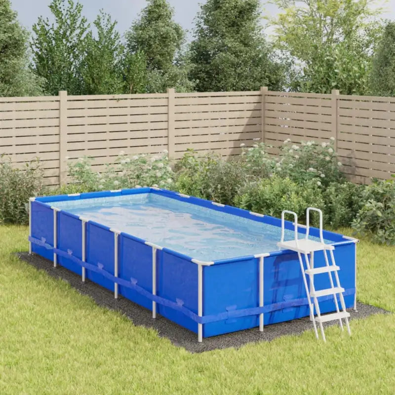 Zwembadgrondzeil van polyester geotextiel voor bescherming en duurzaamheid - 640 x 321 cm / 1 - Zwembadhoezen &