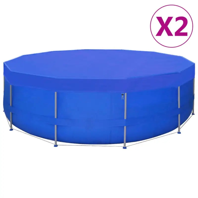 Zwembadhoezen met kleine afvoergaatjes voor rond bovengronds zwembad - Ø 460 cm / 2 - Zwembadhoezen & grondzeilen