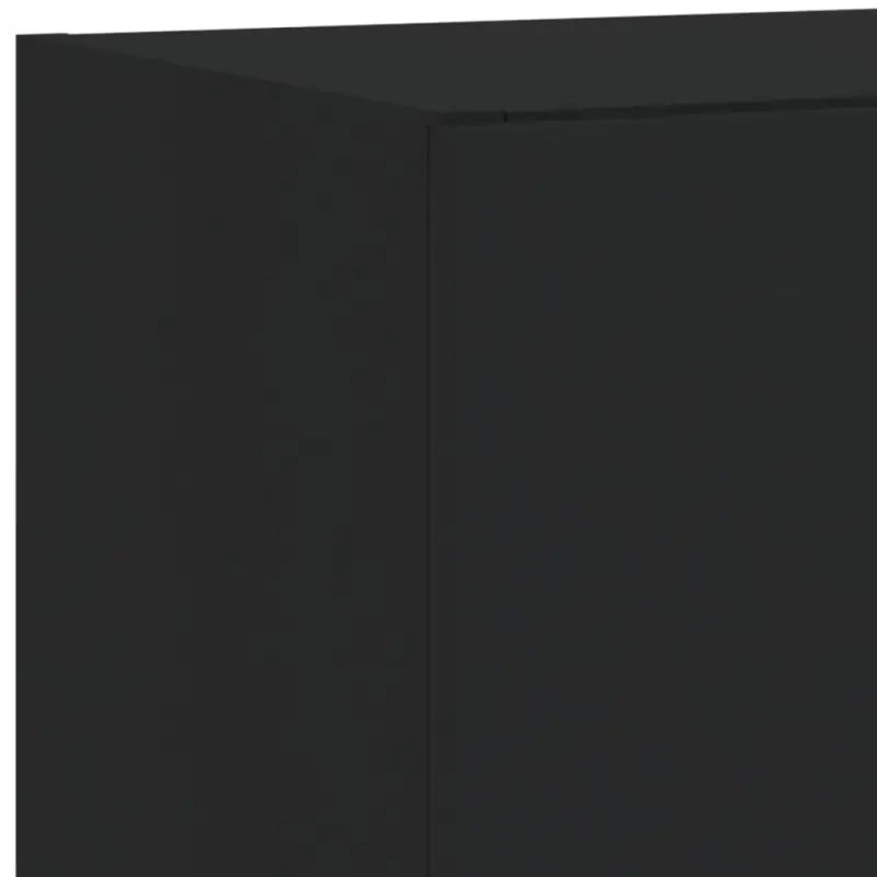 Zwevend TV-meubel met rgb led-verlichting en bewerkt hout - Tv-meubels