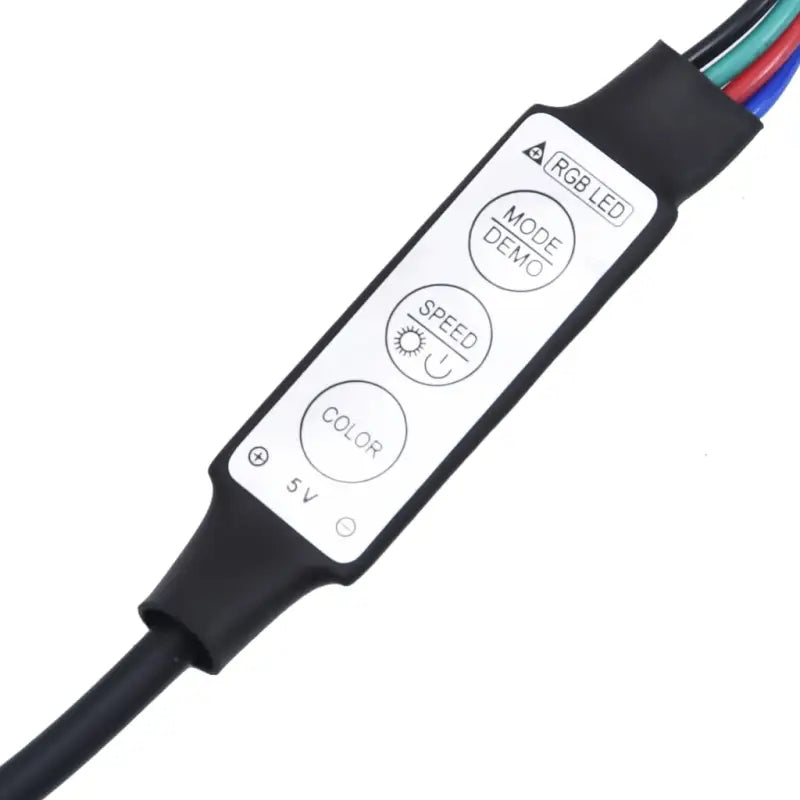 Zwevend tv-meubel met rgb led-verlichting van bewerkt hout - Tv-meubels