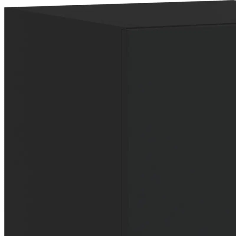 Zwevend tv-meubel met rgb led-verlichting van bewerkt hout - Tv-meubels