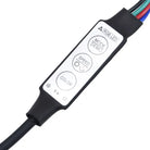 Zwevend tv-meubel van bewerkt hout met rgb led-verlichting - Tv-meubels