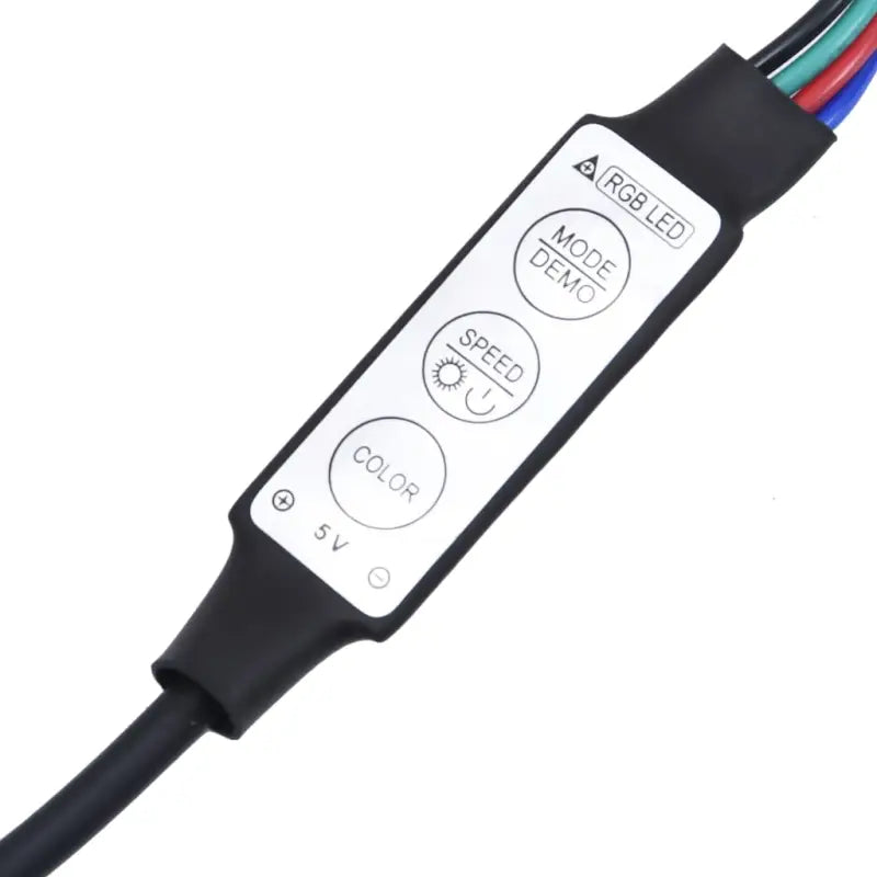 Zwevend tv-meubel van bewerkt hout met rgb led-verlichting - Tv-meubels