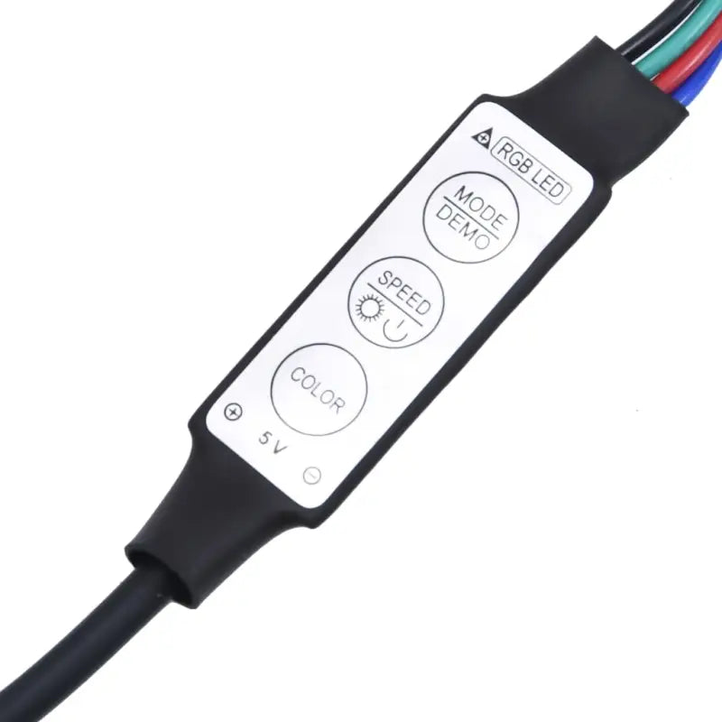 Zwevend Tv-Meubel van Bewerkt Hout met RGB LED-Verlichting - Tv-meubels