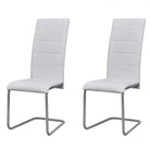 Zwevende eetkamerstoelen levering bevat voor modern interieur - Wit / 2 - Eetkamerstoelen