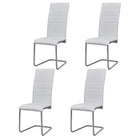 Zwevende eetkamerstoelen levering bevat voor modern interieur - Wit / 4 - Eetkamerstoelen