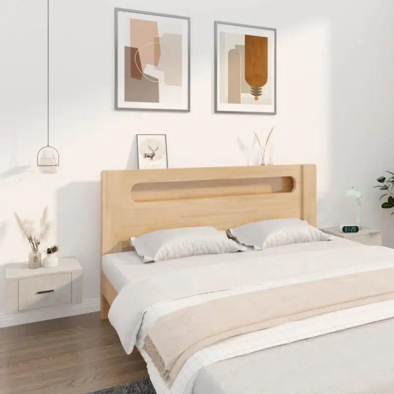 Zwevende nachtkastjes in grijs Sonoma eiken voor een tijdloos interieur - Betongrijs / 2 - Nachtkastjes