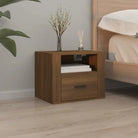 Zwevende nachtkastjes met elegant ontwerp en hoogwaardig bewerkt hout - bruin eikenkleur / 1 - Nachtkastjes