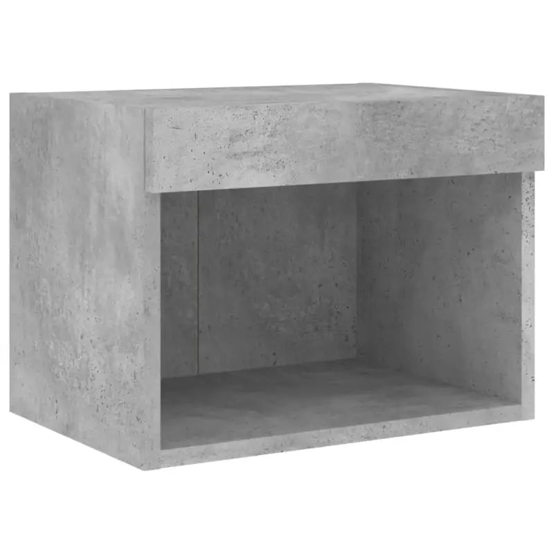 Zwevende tv-meubel van bewerkt hout met rgb led-verlichting - Tv-meubels