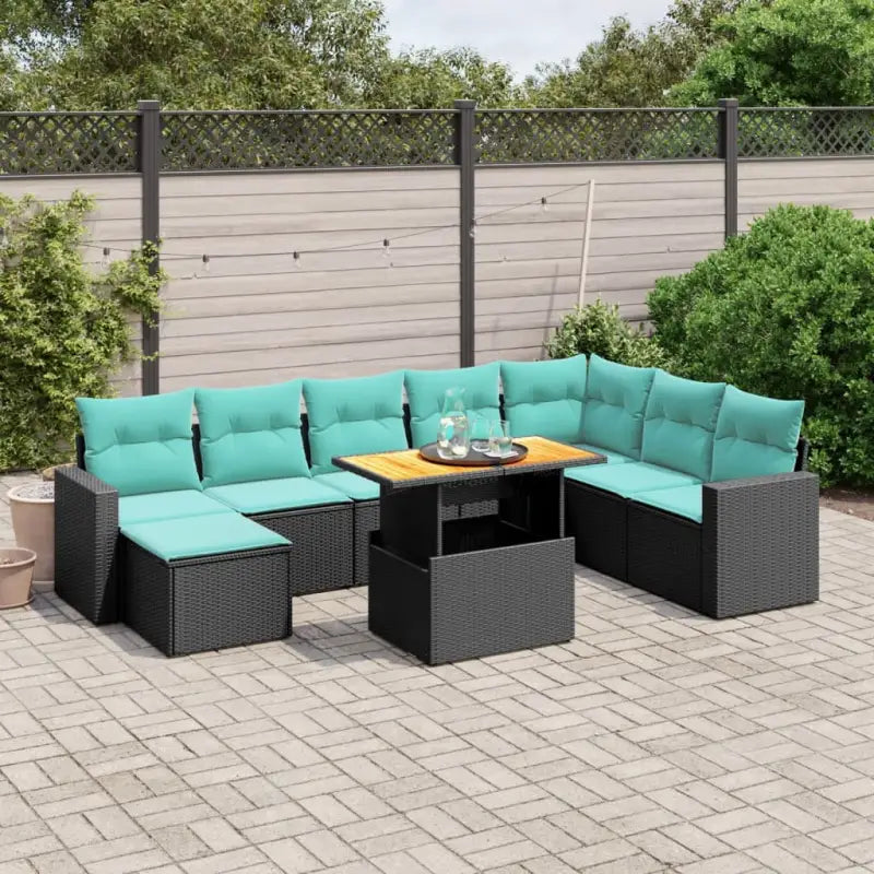 Zwitserse tuinsets van zwart gepoedercoat staal voor buitenplezier - Tuinsets